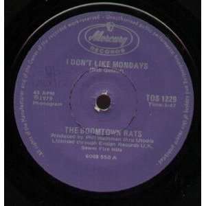   MONDAYS 7 INCH (7 VINYL 45) SOUTH AFRICAN MERCURY 1979 BOOMTOWN RATS