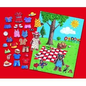  Magnetic Teddy Bears Dress up Picnic Toys & Games