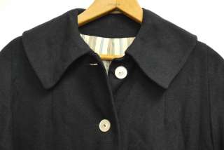 Vintage Long Button Up Blue Coat Jacket  