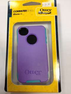   IPHONE 4S OTTERBOX NEW RELEASE COMMUTER SERIES CASE PURPLE/TEAL  