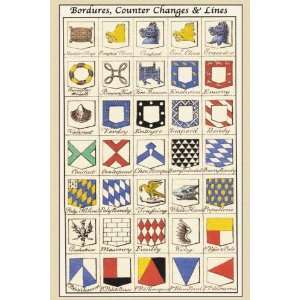  Bordures Counter Changes and Lines 24x36 Giclee