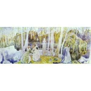  FRAMED oil paintings   Victor Borisov Musatov   24 x 10 