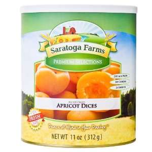 Saratoga Farms Apricot Dices  Grocery & Gourmet Food