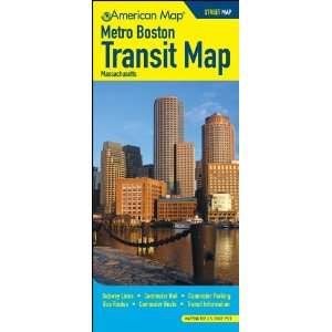   American Map 513991 Metro Boston Transit Street Map