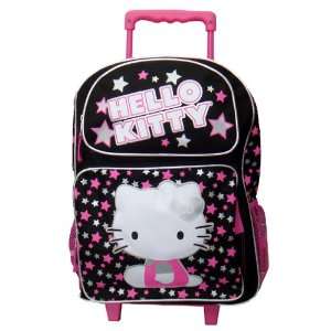  Hello Kitty Large Rolling Backpack and Lanyard set Toys 