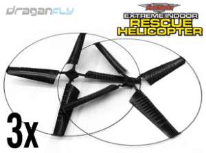 Mini BladeRunner Extreme Rescue Helicopter Rotor Sets  