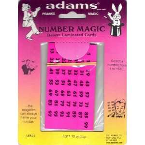  SS Adams Number Magic Toys & Games