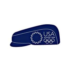  Athens Olympics USA House Poor Boy Hat Pin Sports 