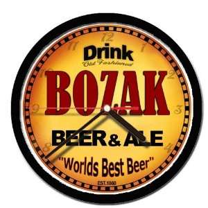  BOZAK beer and ale cerveza wall clock 