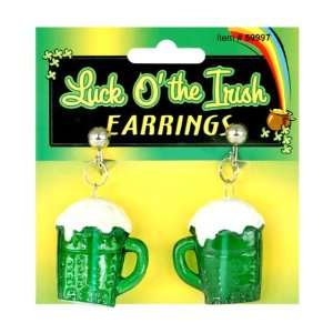  St. Patricks Day Beer Mug Earrings 