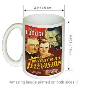  Murder By Television Bela Lugosi Vintage Movie COFFEE MUG 