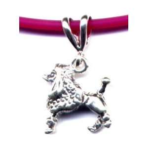   Poodle Necklace Sterling Silver Jewelry Gift Boxed