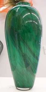 HAND BLOWN GLASS ART WALL PLATTER BOWL #1905 ONEIL