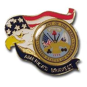  Americas Bravest U.S. Army Lapel Pin 