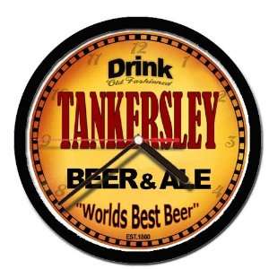  TANKERSLEY beer and ale cerveza wall clock Everything 