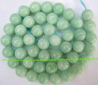 AA Natural Green Moonstone 9mm Round Gemstone Beads 15  