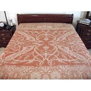  Mallika Cashmere Blanket Indian Bedspread Bed Cover