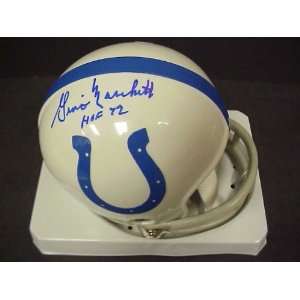  Gino Marchetti Autographed Mini Helmet Baltimore Colts 