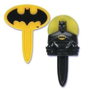  Batman Bookmark Party Cupcake Picks 12 Pack Toys & Games