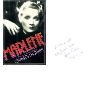   Higham Autographed/Hand Signed Marlene Book