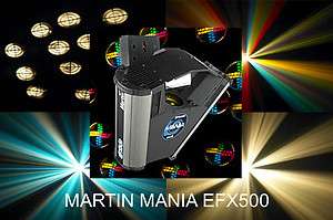 MARTIN MANIA EFX500 GOBO MIRROR FX LIGHT $20 INSTANT OFF CHURCH DJ 