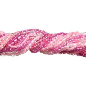  Jewelry Basics Seed Bead Mix 90 Grams/Pkg Dark Pink