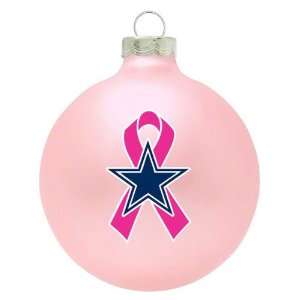   Cowboys Breast Cancer Awareness Pink Ornament