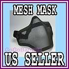 Tactical Strike TMC Metal Wire Half Face Airsoft Paintball Mask Black