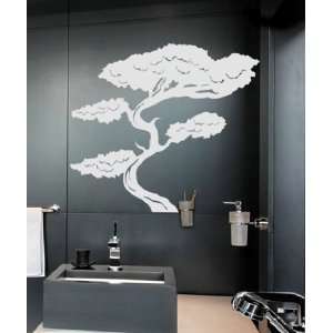  Vinyl Wall Decal Sticker Tall Asian Bonsai Tree 
