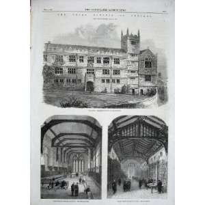 Royal Grammar School Shrewsbury 1861 England Library 