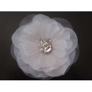  Handmade White Wedding Bridal Hair Flower Accessories 5 
