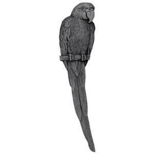  McCaw Parrot Cabinet Pull, Brilliant Pewter, Facing Left 