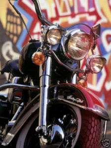 Shirt Iron On Transfer 5X7 Harley Davidson Motorcycle  