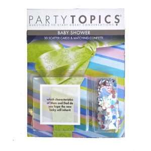  Table Topics Party Topics Baby Shower Scatter Cards 