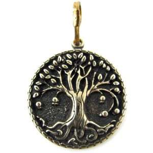  Solid Bronze Celtic Tree Of Life Pendant Pagan Jewelry