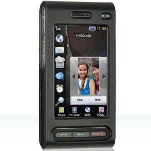  Samsung Memoir T929 Rubberized Protector Case   Black 