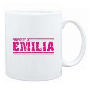  New  Property Of Emilia Retro  Mug Name