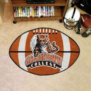 Georgetown College Tigers Brown Football Mat  Sports 