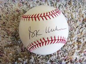 BOWIE KUHN Signed & Guaranteed Authentic MLB Baseball  First Hand 
