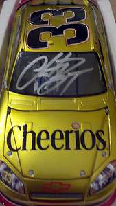2011 Clint Bowyer #33 Cheerios Autographed Liquid Color Chevy 1/24th 