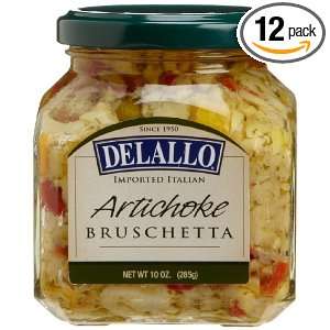 DeLallo Artichoke Bruschetta, 10 Ounce Jars (Pack of 12)  