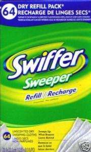 NEW SWIFFER Sweeper dry sweeping cloths 48 ct refills  