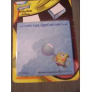  Spongebob Squarepants Sticky Notes ~ Bubble Wand Office 