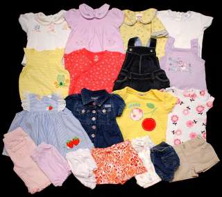 BABY GIRL CLOTHES LOT BABY GAP OLD NAVY GUESS 3 6 MONTH 6 MONTHS 6 9 