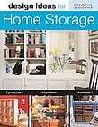 Design Ideas for Home Storage, Elaine Martin Petrowski, Very Good