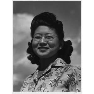 Miss Michiko Sugawara (stenographer) / photograph by Ansel 