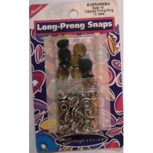  Snap Source Evergreen Size 16 7/16 (11mm) Long Prong Capped Prong 