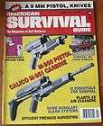 American Survival Guide Magazine January 1992 M 950 Pistol Calico M 