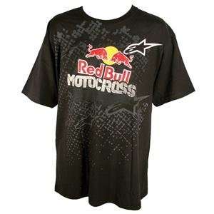    Alpinestars Grit Red Bull T Shirt   Medium/Black Automotive