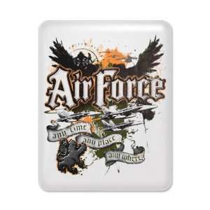  iPad Case White Air Force US Grunge Any Time Any Place Any 